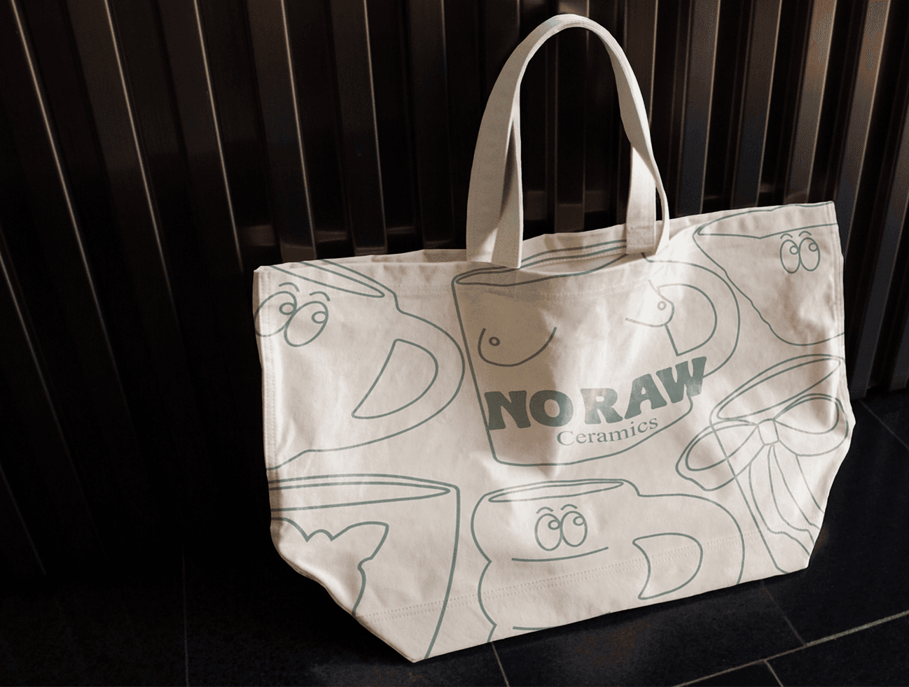 No Raw tote bag