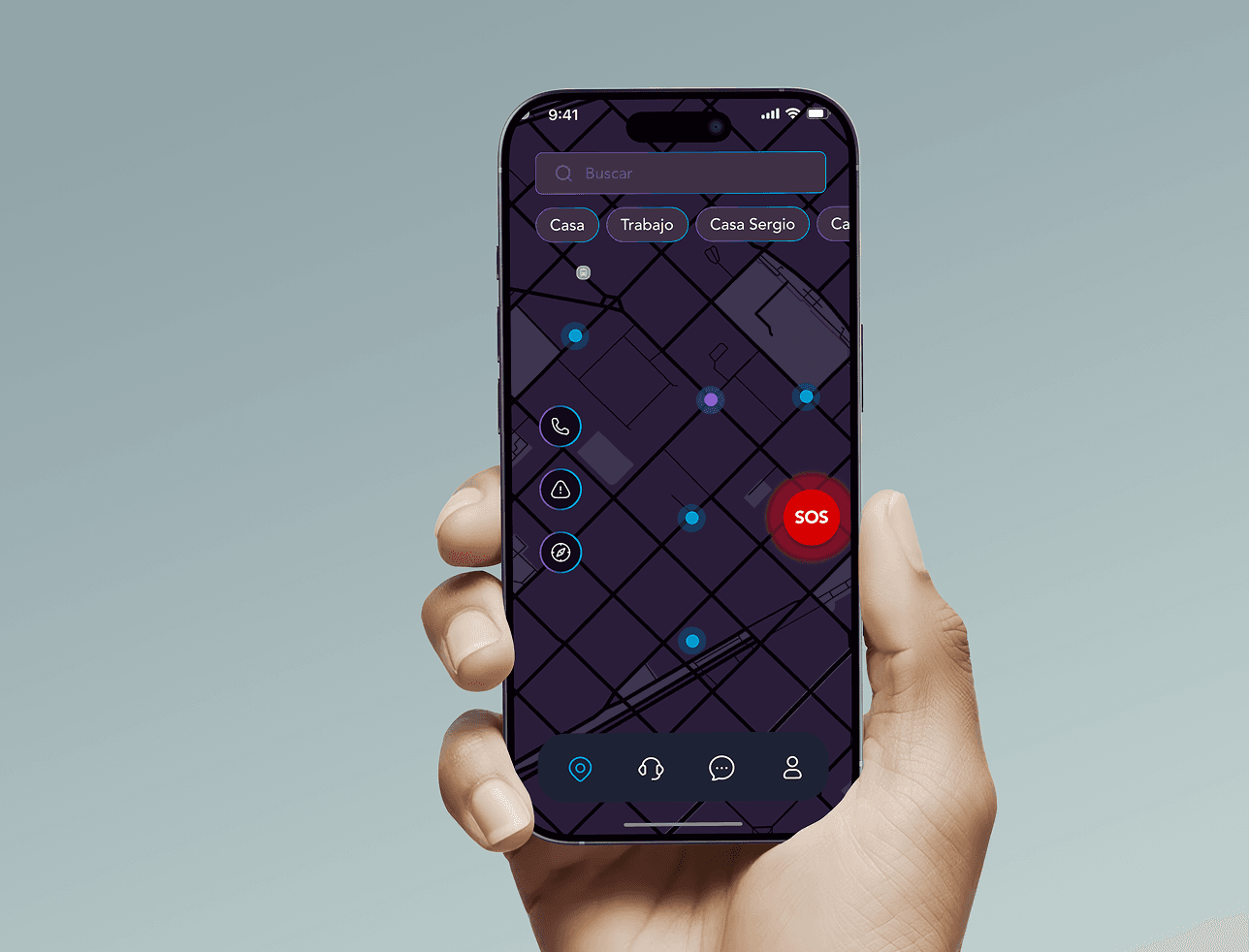 Wava App en mano
